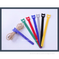 T type self-adhesion left hand thread velcro cable tie, colours